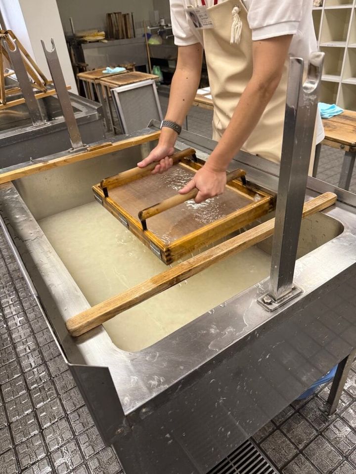 美濃和紙紙漉き体験