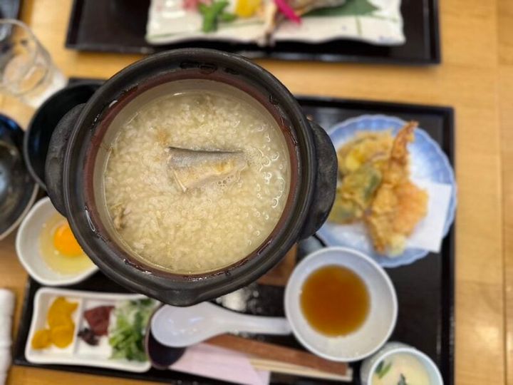 レストラン里川の鮎雑炊