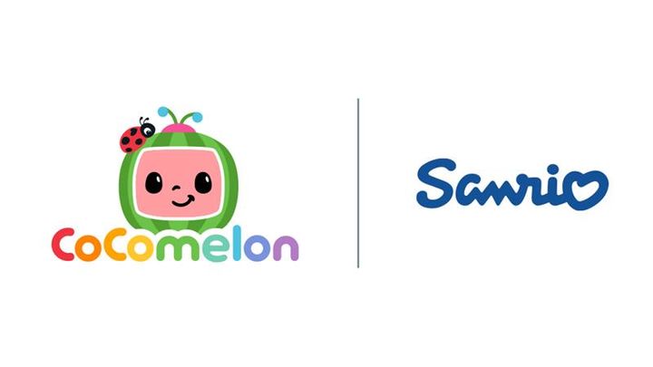 CoComelonとサンリオのロゴ