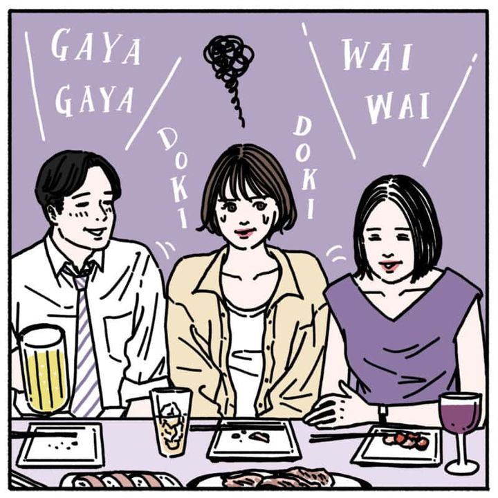 狭い店で密着すると汗のニオイが気になる