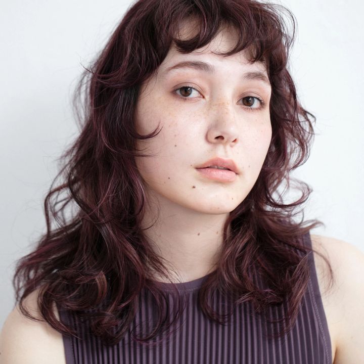 マキア ブルベ夏 ブルーベース パーソナルカラー 髪色 おすすめ ラベンダーブラウン