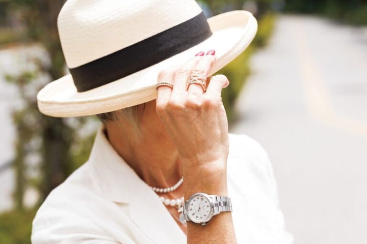 「トゥルーフォー」のパナマハットにハワイで出合い愛用中