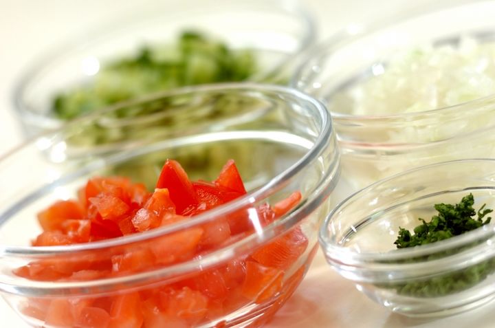 塩サバのラビゴットソースの下準備2