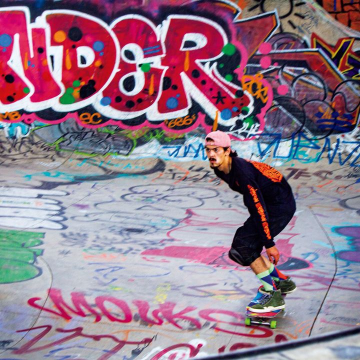 スケートの競技大会の様子