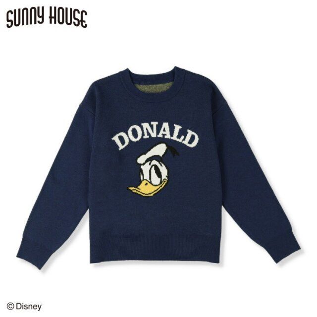 2025しまむらディズニードナルドダッグニット