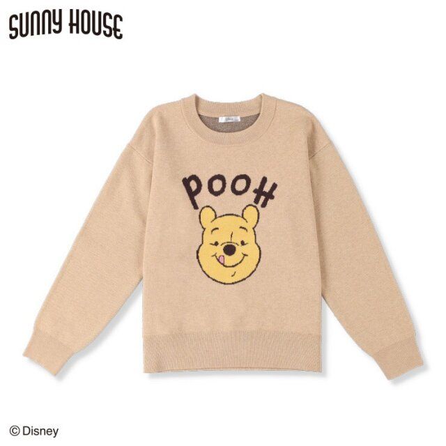 2025しまむらディズニーくまのプーさんニット