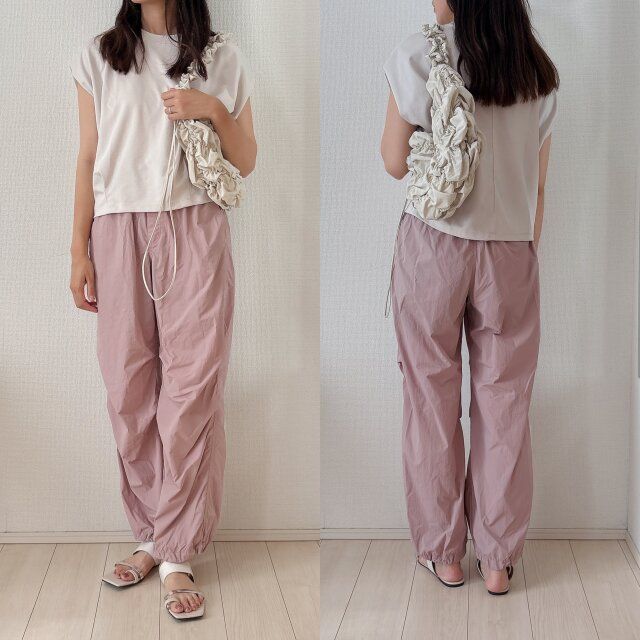 プルオンパンツコーデもすっきり