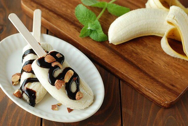 クラッシュバナナアイスキャンディー