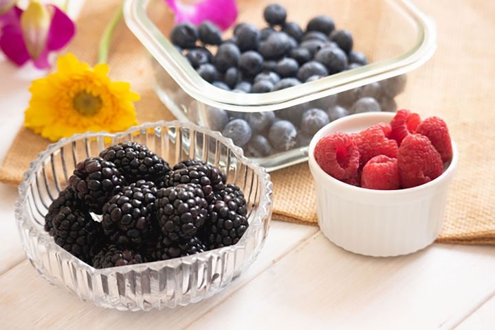 さまざまなベリー類の種類と栄養の特徴
