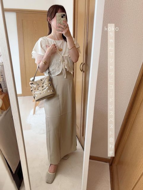 TT＊MOGラップTKを着たコーデ