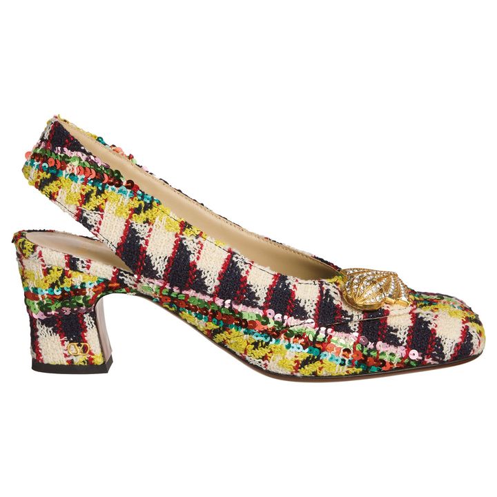 シューズ ヒール6cm ¥240,900／VALENTINO GARAVANI