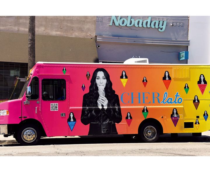 CHERlatoの広告トラック