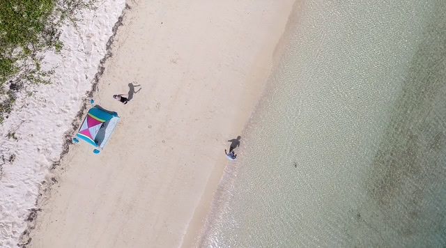 ドローンで撮影した風景