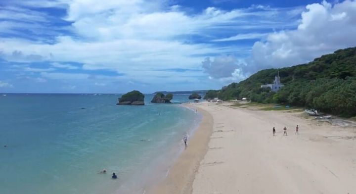 ドローンで撮影した風景