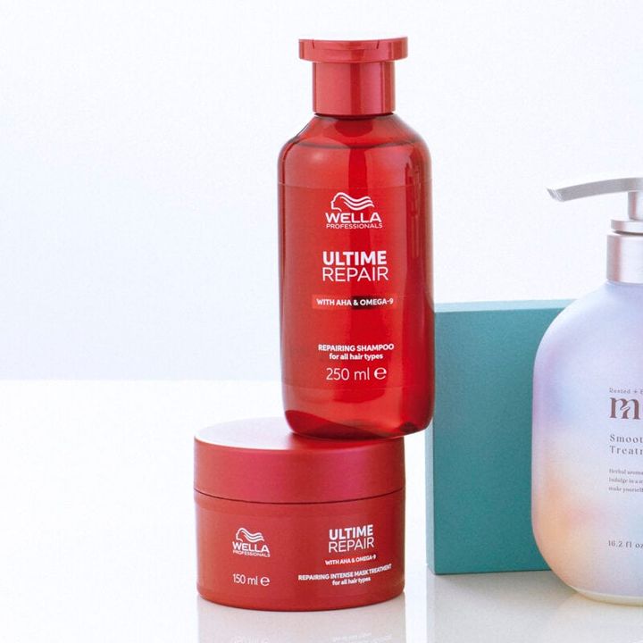 【アルタイム】アルタイム リペア シャンプー&インテンス マスク 250mL 4180円＆150mL 4620円（ウエラ プロフェッショナルお客様相談室）※サロン専売品