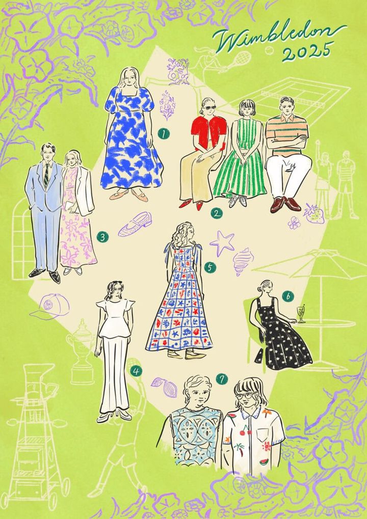 ウィンブルドンのファッション【たかまるゆうかの英国スケッチ】