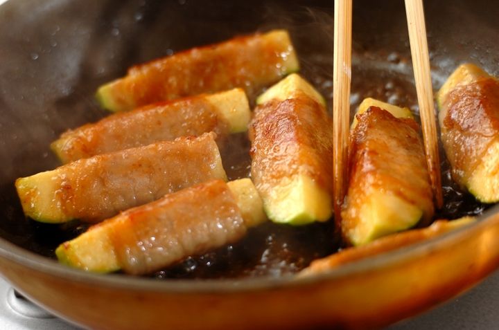 豚肉のズッキーニ巻きの作り方3