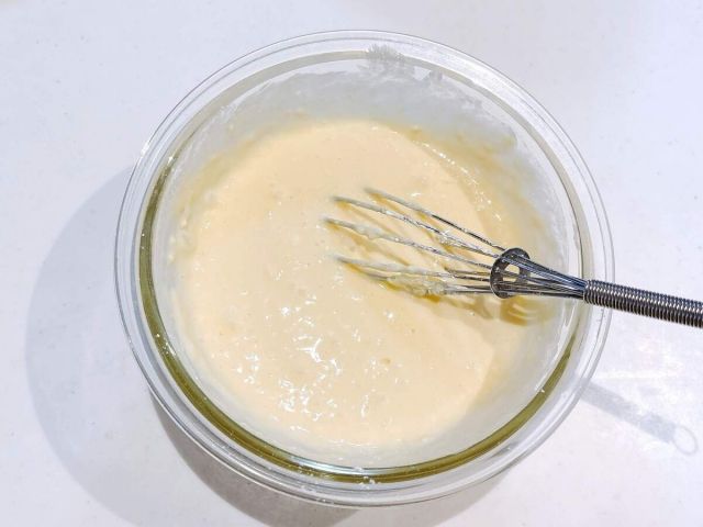 四角い極厚ホットケーキ