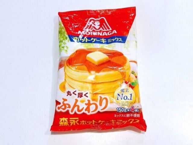 四角い極厚ホットケーキ