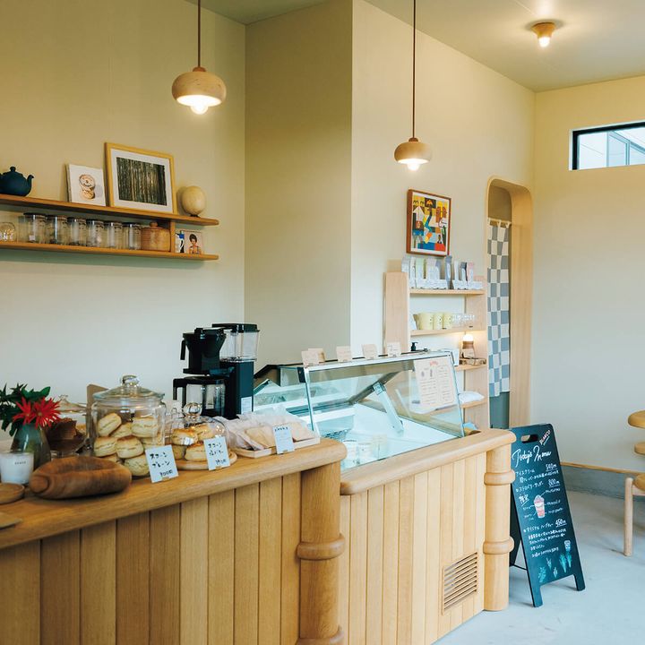 熊本〈BLANCO ICE CREAM〉店内