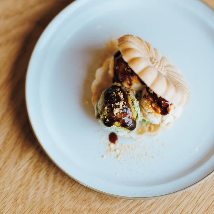 熊本〈BLANCO ICE CREAM〉モナカアイス