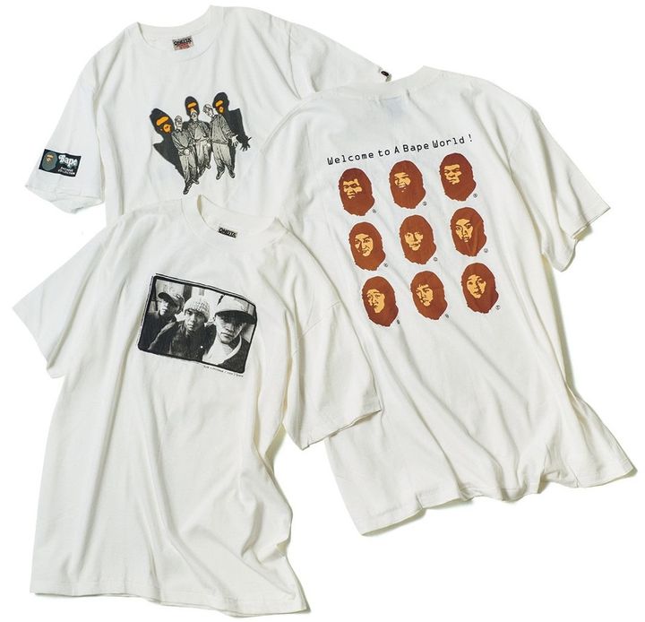 1996年発売 BAPE®のスチャダラパーTEE／BAPE HEADS SHOW TEE