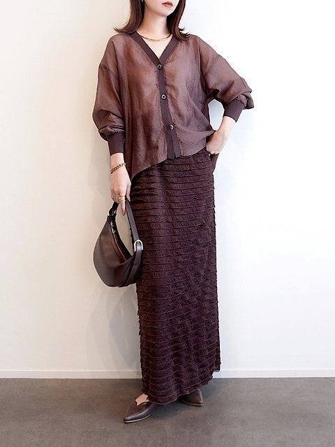 ブラウンコーデ3