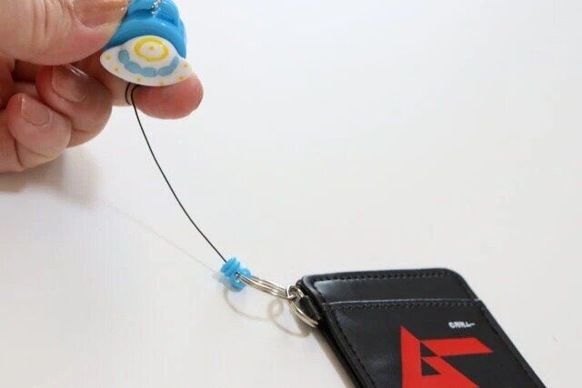 セリア リールキーホルダー UFO 使用例