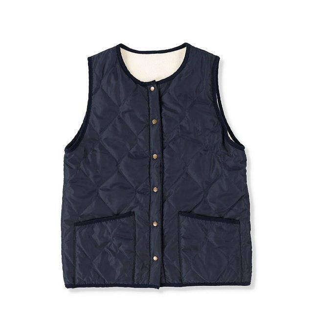 しまむらのキルティング中綿ベスト