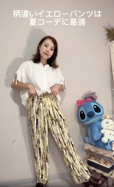 TRV＊TカスリPTVD72を着たコーデ