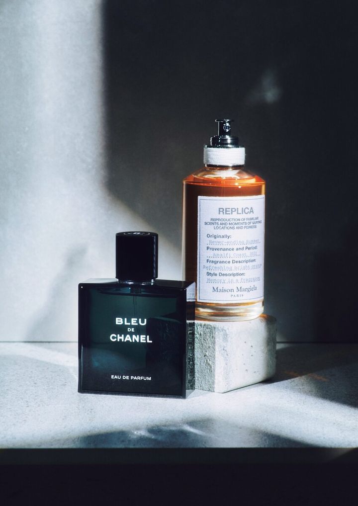 メゾン マルジェラのレプリカ オードトワレ ネバーエンディング サマーと、シャネルのブルー ドゥ シャネル オードゥ パルファム（smartベストコスメ大賞2025夏）