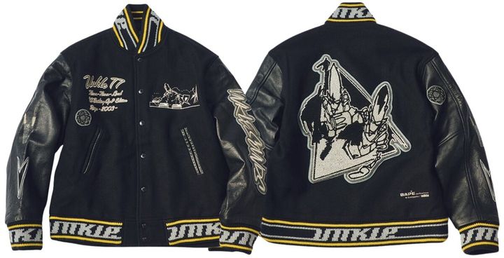 2000年発売 BAPE®のBAPE® × FUTURA × UNKLEVARSITY JACKET