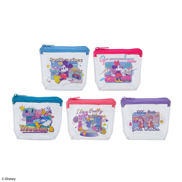 セガプライズ ディズニー「ミッキー&フレンズ」 クリアミニポーチ ～SUMMER POP～