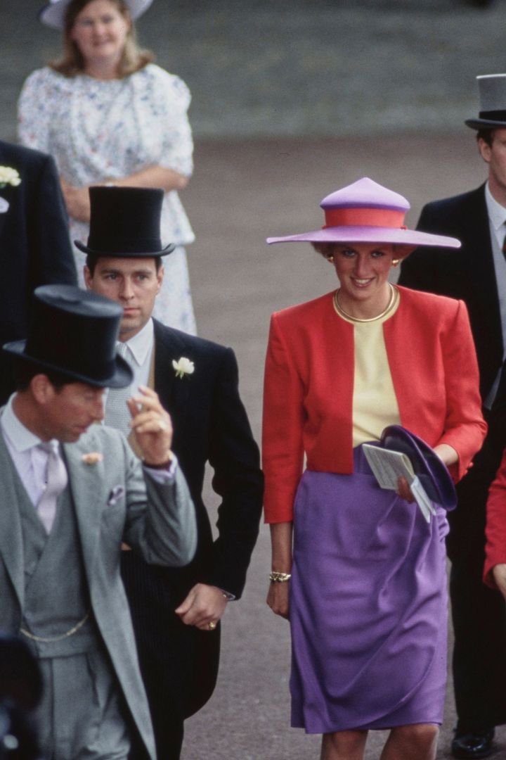 1990年アスコット競馬場にて。