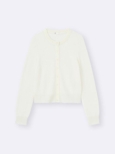 GUのシアーカーディガン