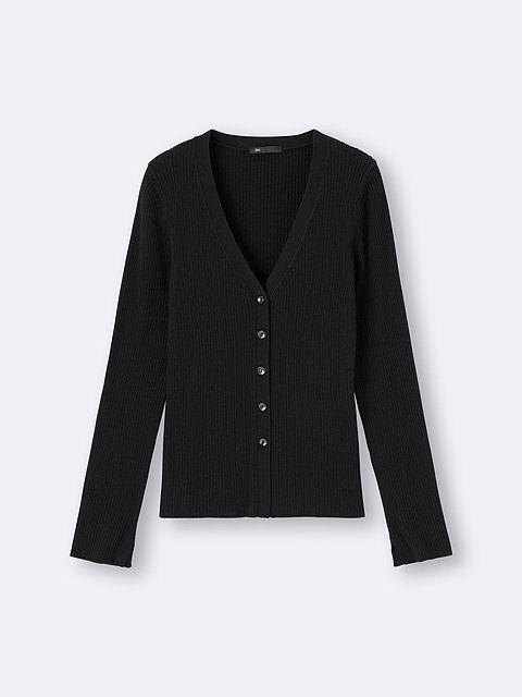 GUのUVカットVネックカーディガン