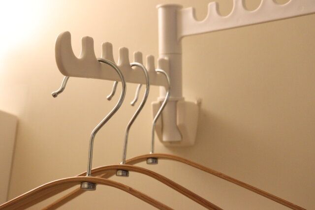 ダイソー シャワーフック用物干しハンガー（ツイン） 使用例 ハンガー