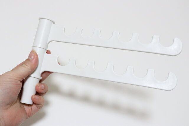 ダイソー シャワーフック用物干しハンガー（ツイン）