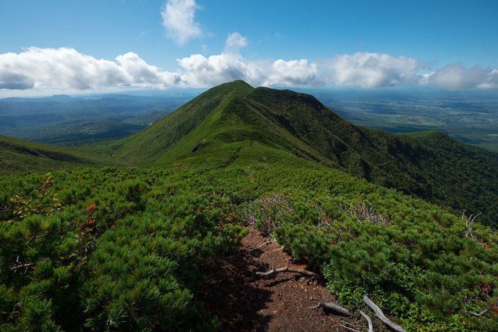 斜里岳登山道にて