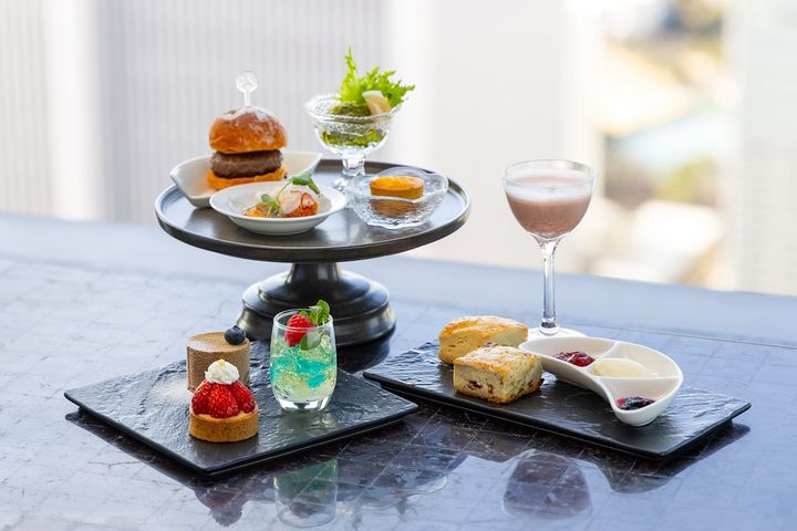 トリートメント後の体にちょうどいい軽めの量を提供。2カ月に1度のペースでライトアフタヌーンティーのメニューは変更に。