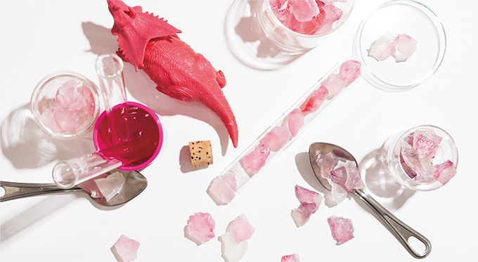 自由研究スイーツ「なぜおいしくなるんだろう？」宝石のようにキラキラの「琥珀糖」を作ってみよう！の画像1