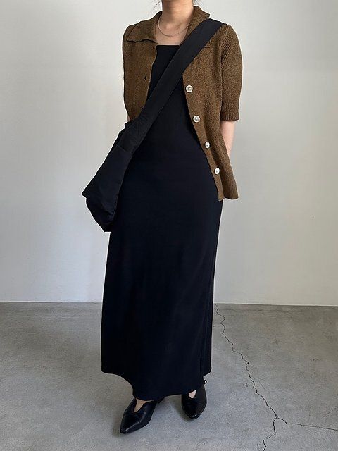 黒ワンピースコーデ2