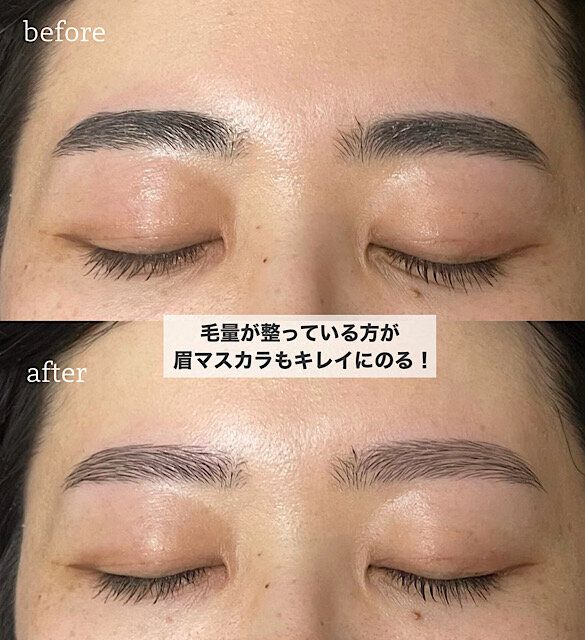 毛量を調節 ビフォー アフター