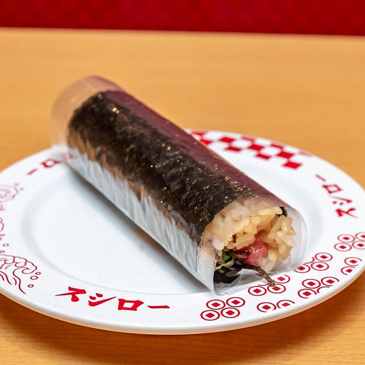 天然本鮪ねぎとろと塩こんぶ手巻2