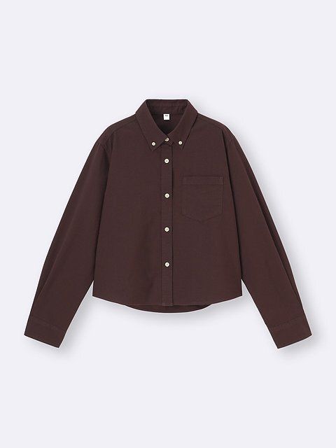 GUのオックスフォードショートシャツ