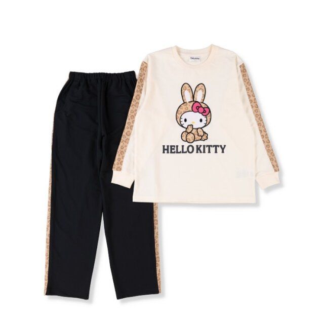 ヒョウハローキティルームウェア