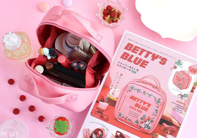 BETTY’S BLUE［ベティーズブルー］ショッパーみたいなコスメポーチ