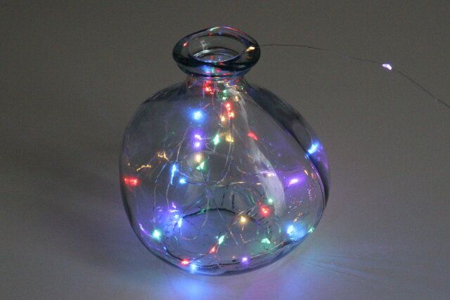 ワイヤーライト（100LEDs、カラー） 使用例