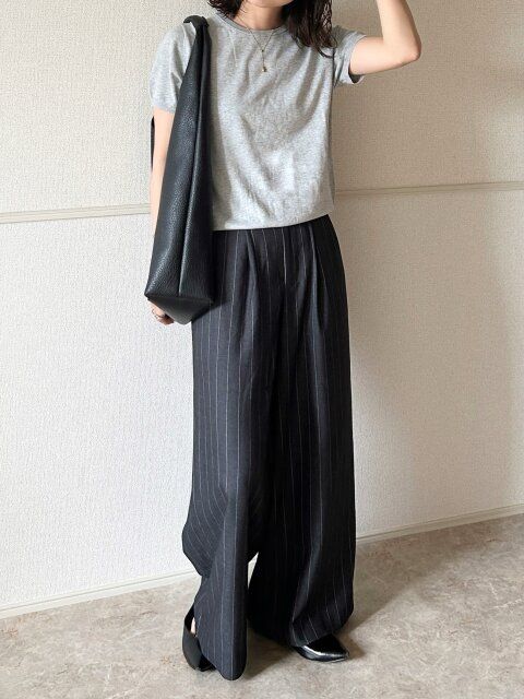 Style②きれいめモードな抜け感スタイル