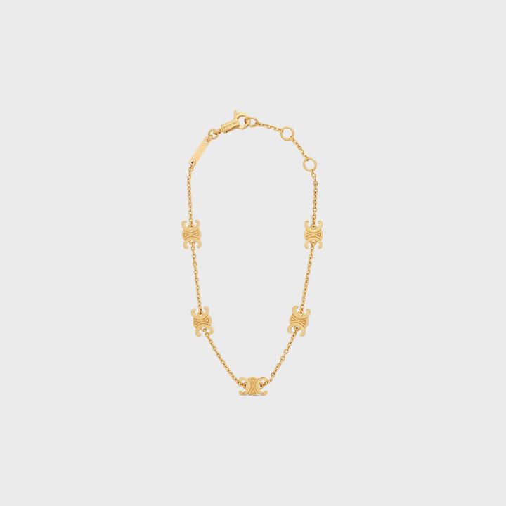トリオンフ ミニ トリオンフ ブレスレット ¥ 74,800／CELINE（セリーヌ ジャパン 03-5414-1401）